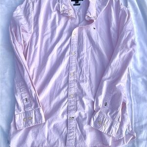 Tommy Hilfiger Men's Light Pink Casual Shirt